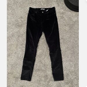 Levi's 721 high rise velvet skinny jeans 32x30 comfort velvet